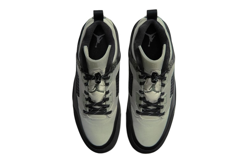 Jordan Spizike Low Utility Spruce Fog/Black-Reflect Silver-Newsprint IU8042-300 Official Images