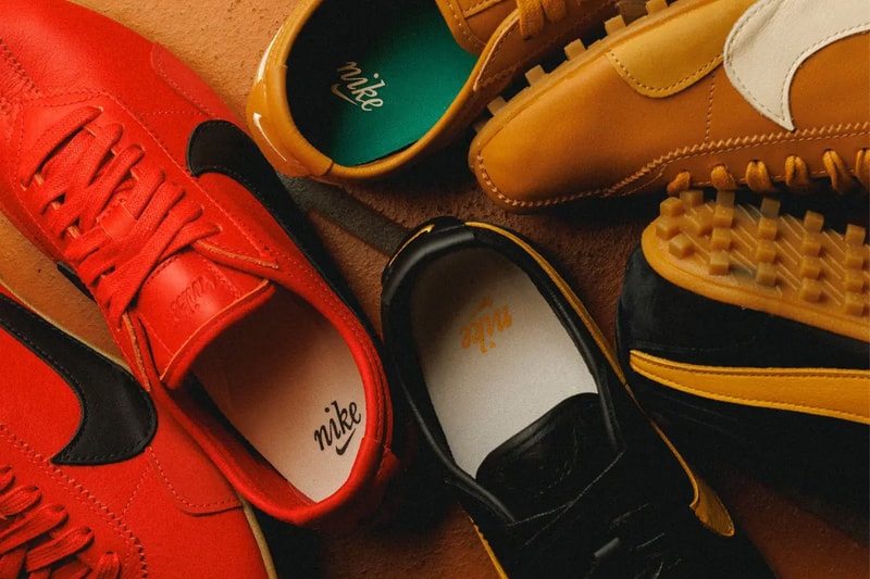 Nike Moon Shoe OG Leather SP Black/Yellow Ochre-Gum Light Brown IU3162-001 Flax/Pale Ivory-Gum Med Brown-Malachite IU3162-200 University Red/Black-Gum Light Brown IU3162-600 Release info