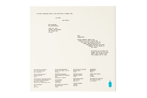 Blue Bottle Coffee ‘Notes in Repose’ Jazz Compilation Limited-Edition Vinyl Release Info Ali Shaheed Muhammad Jeff Parker Makaya McCraven Angel Bat Dawid