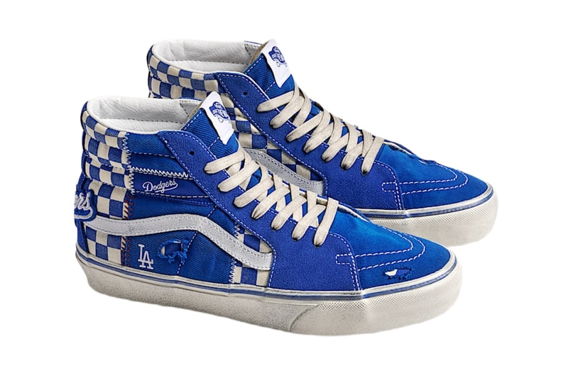 Los Angeles Dodgers Vans sk8 hi era Collaboration VN0014YQ45K VN00152S45K Release Info