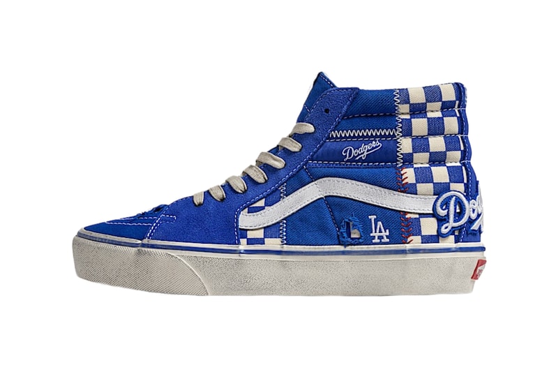 Los Angeles Dodgers Vans sk8 hi era Collaboration VN0014YQ45K VN00152S45K Release Info