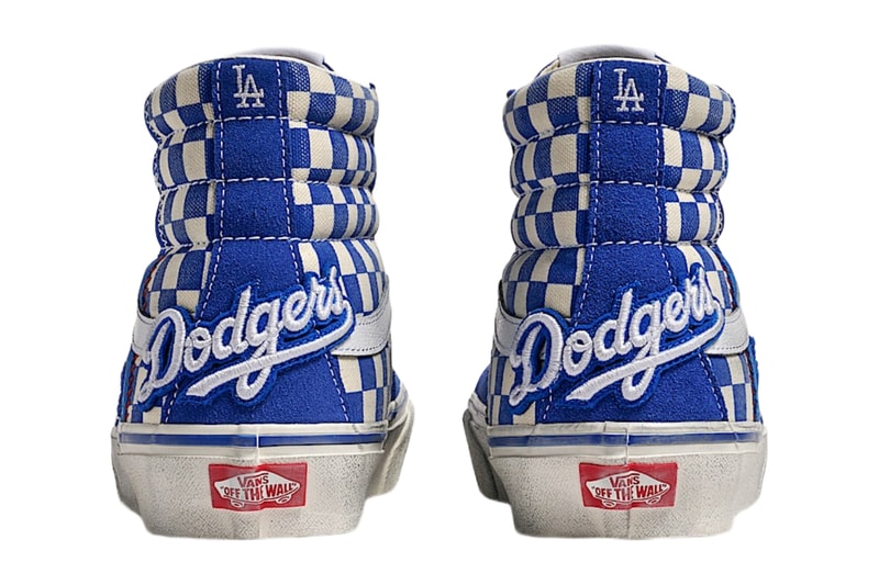 Los Angeles Dodgers Vans sk8 hi era Collaboration VN0014YQ45K VN00152S45K Release Info