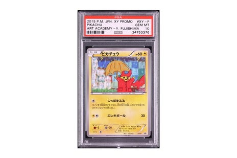 "Raincoat Pikachu" Becomes the Second Most Expensive ‘Pokémon’ Card Ever at $8.4 Million USD