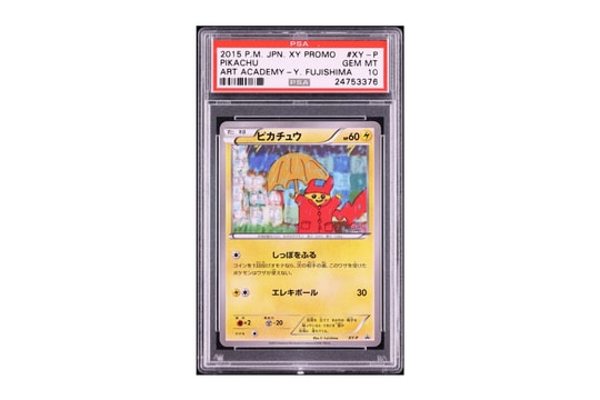 "Raincoat Pikachu" Becomes the Second Most Expensive ‘Pokémon’ Card Ever at $8.4 Million USD