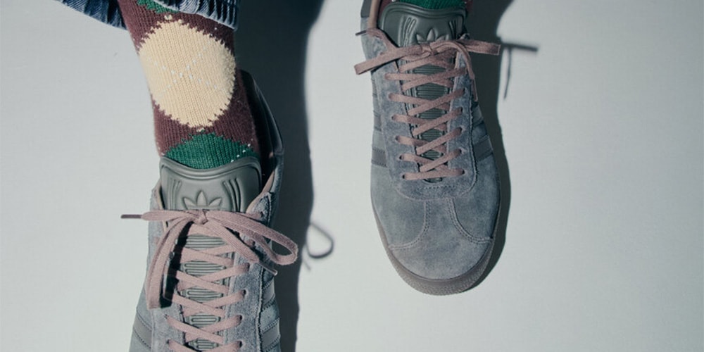 The adidas Originals GAZELLE OG Arrives in a Sleek "Charcoal Gray" Suede