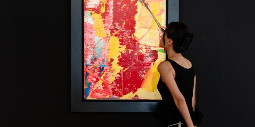 Image accompanying source report: Richter abstract leads Phillips' 20-lot Hong Kong evening sale