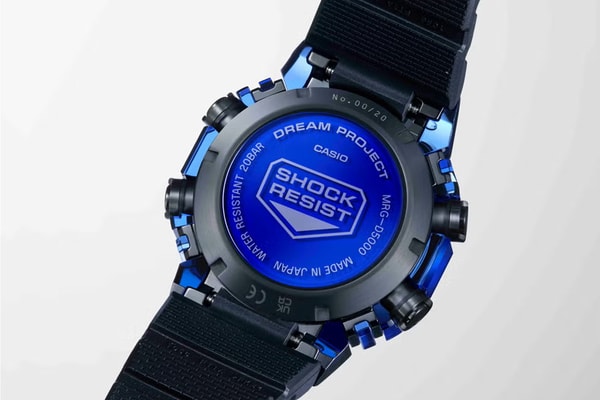 G-Shock $80,000 USD MRG-D5000 Crafted Entirely in Blue Sapphire casio mrg-d5000 limited edition 20 digital watch