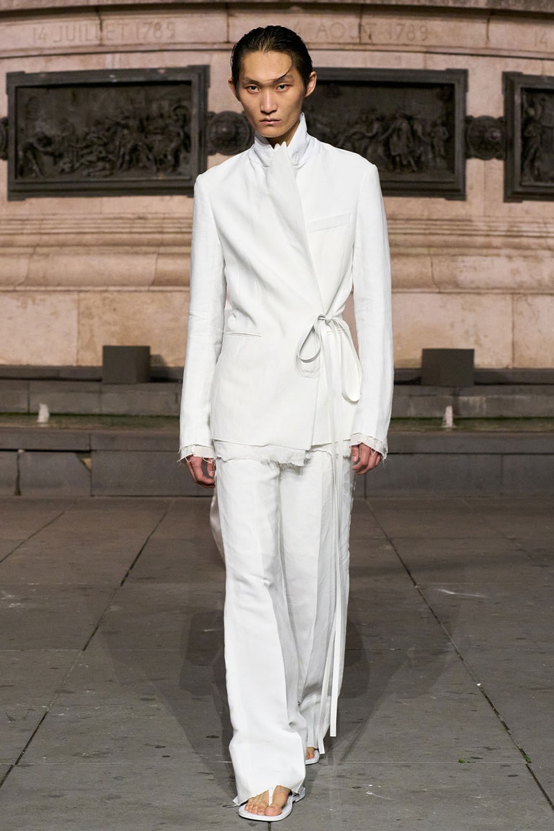 Matières Fécales Presents "THE NINETY NINE PERCENT" SS27 Collection at Place de la République paris fashion week spring summer 2027