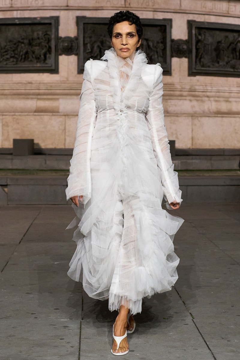 Matières Fécales Presents "THE NINETY NINE PERCENT" SS27 Collection at Place de la République paris fashion week spring summer 2027