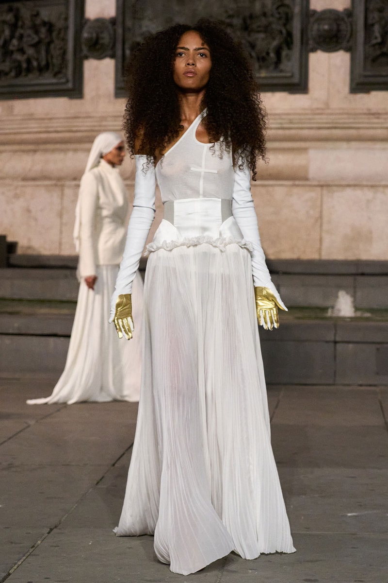 Matières Fécales Presents "THE NINETY NINE PERCENT" SS27 Collection at Place de la République paris fashion week spring summer 2027