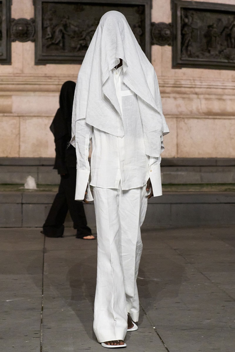 Matières Fécales Presents "THE NINETY NINE PERCENT" SS27 Collection at Place de la République paris fashion week spring summer 2027
