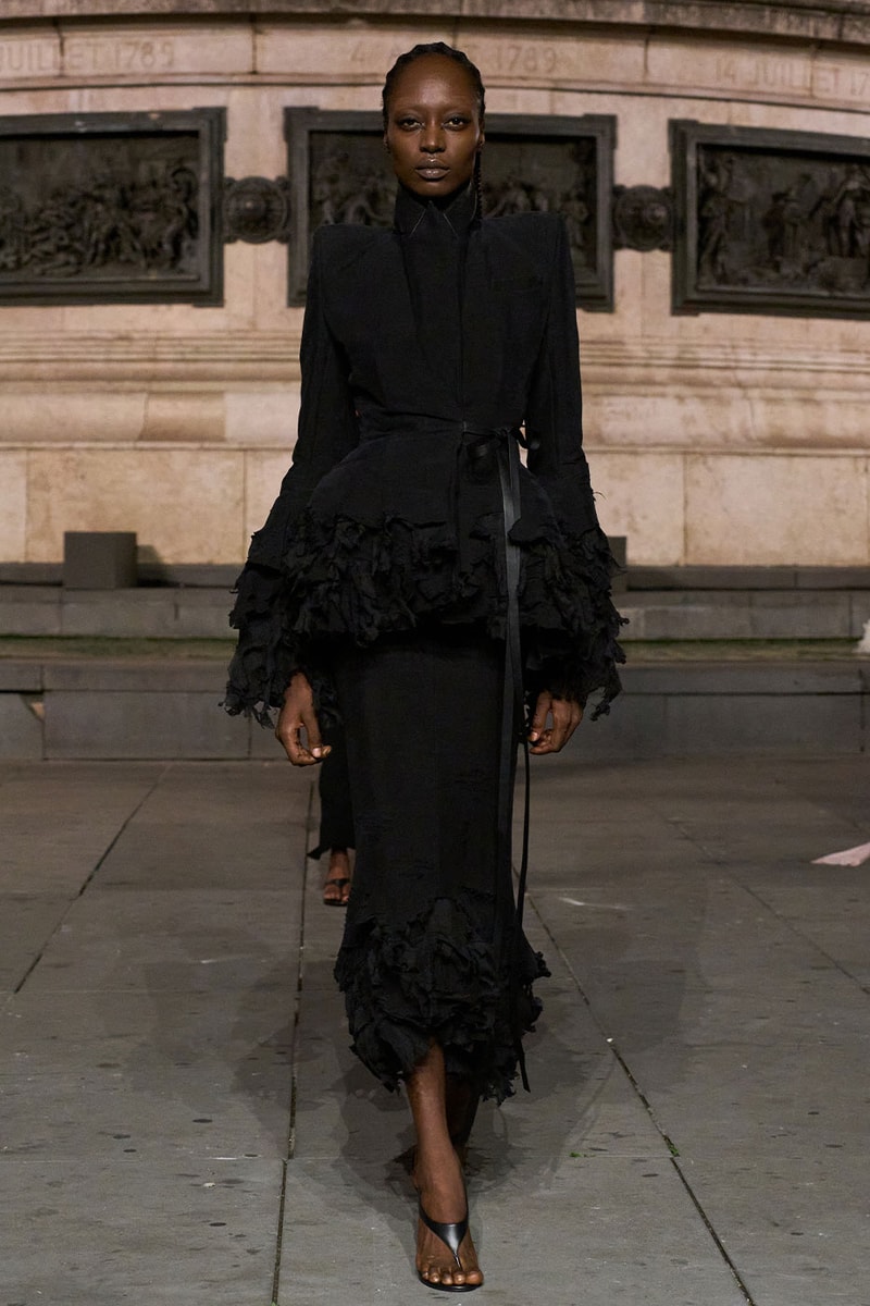 Matières Fécales Presents "THE NINETY NINE PERCENT" SS27 Collection at Place de la République paris fashion week spring summer 2027