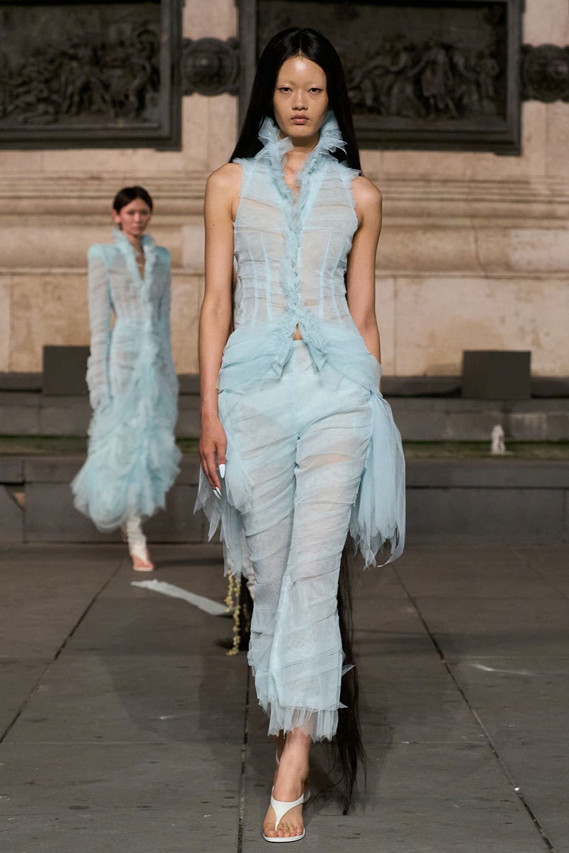 Matières Fécales Presents "THE NINETY NINE PERCENT" SS27 Collection at Place de la République paris fashion week spring summer 2027