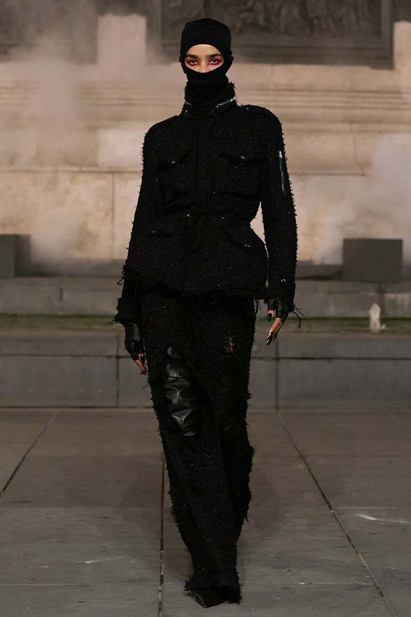 Matières Fécales Presents "THE NINETY NINE PERCENT" SS27 Collection at Place de la République paris fashion week spring summer 2027