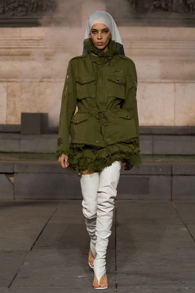 Matières Fécales Presents "THE NINETY NINE PERCENT" SS27 Collection at Place de la République paris fashion week spring summer 2027