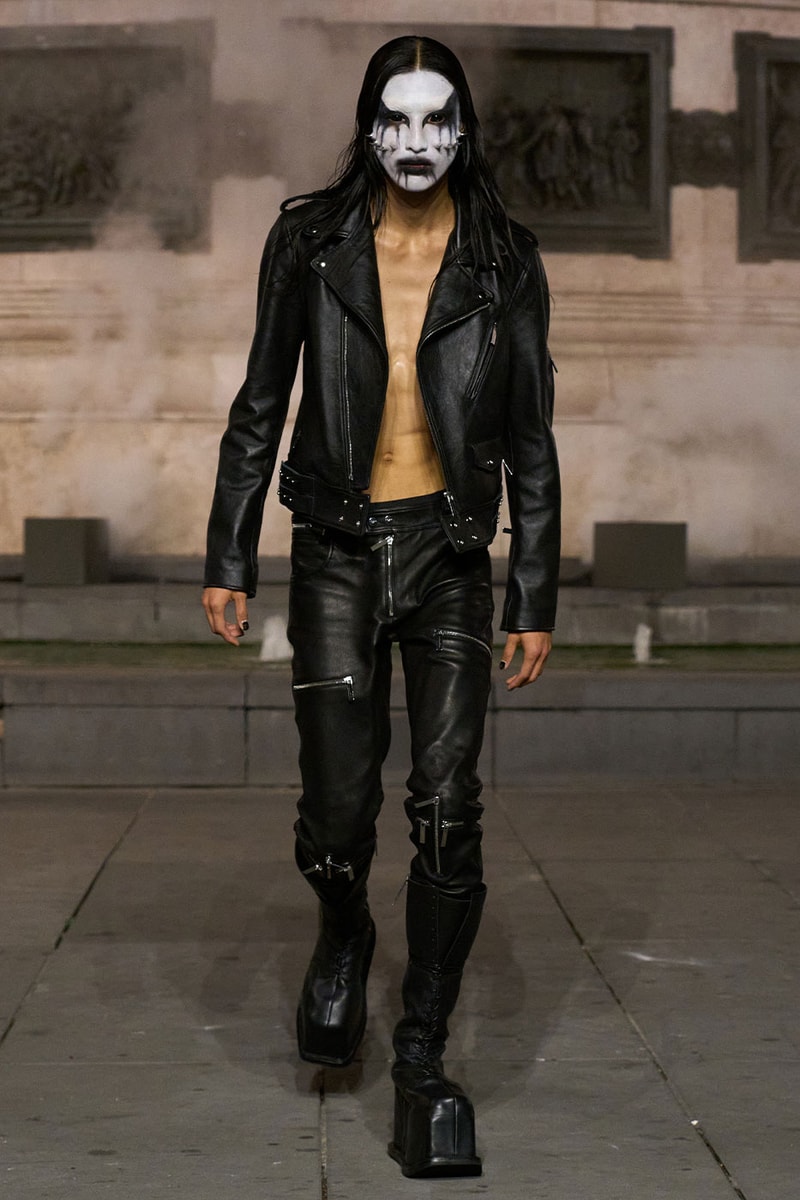 Matières Fécales Presents "THE NINETY NINE PERCENT" SS27 Collection at Place de la République paris fashion week spring summer 2027