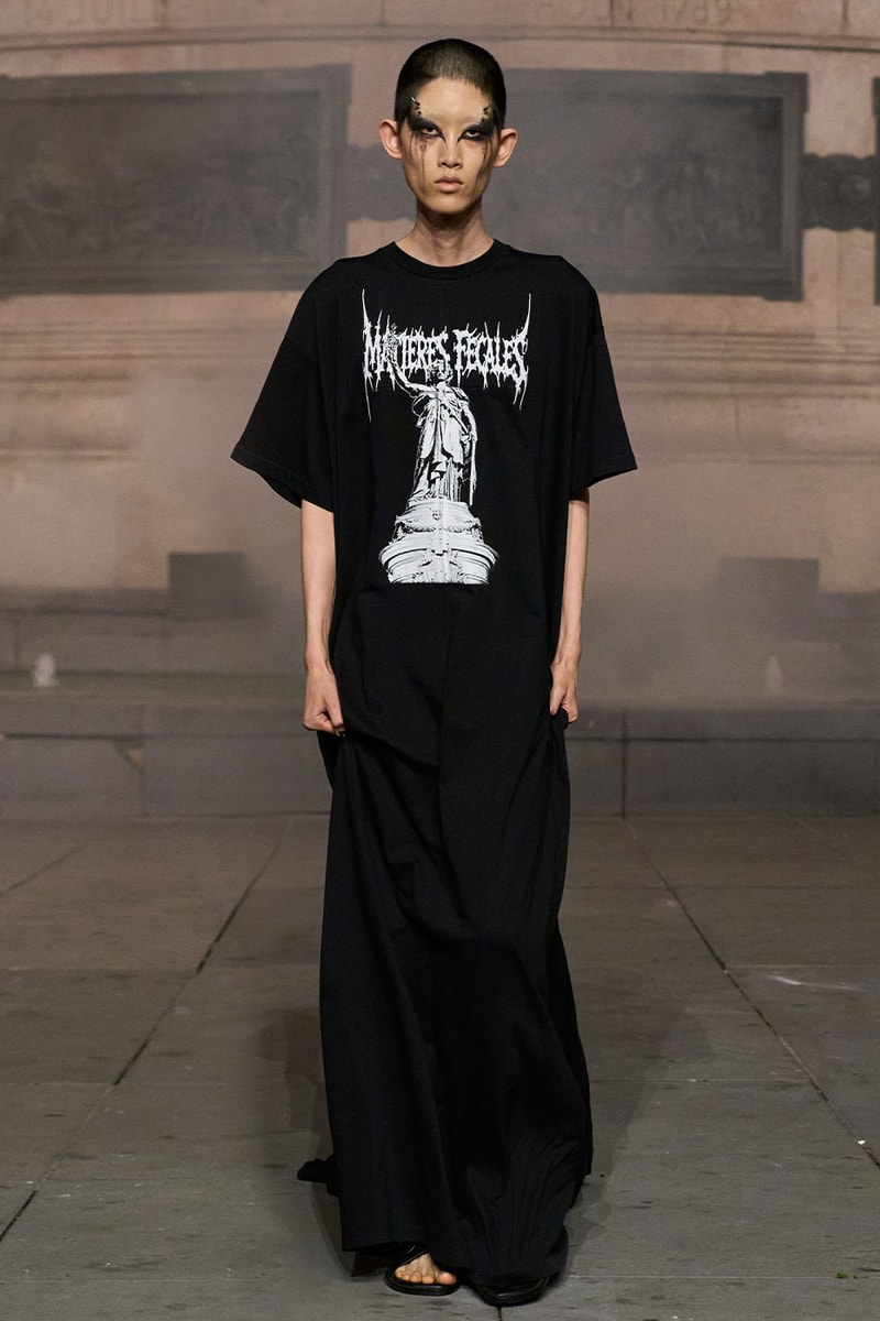 Matières Fécales Presents "THE NINETY NINE PERCENT" SS27 Collection at Place de la République paris fashion week spring summer 2027