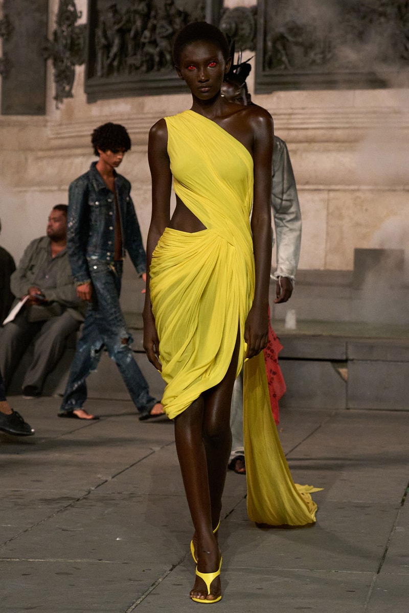 Matières Fécales Presents "THE NINETY NINE PERCENT" SS27 Collection at Place de la République paris fashion week spring summer 2027