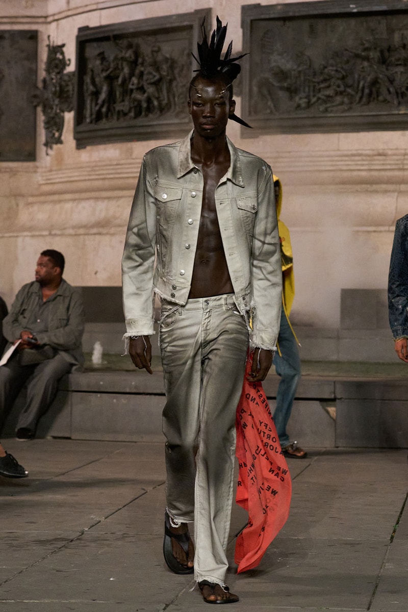 Matières Fécales Presents "THE NINETY NINE PERCENT" SS27 Collection at Place de la République paris fashion week spring summer 2027