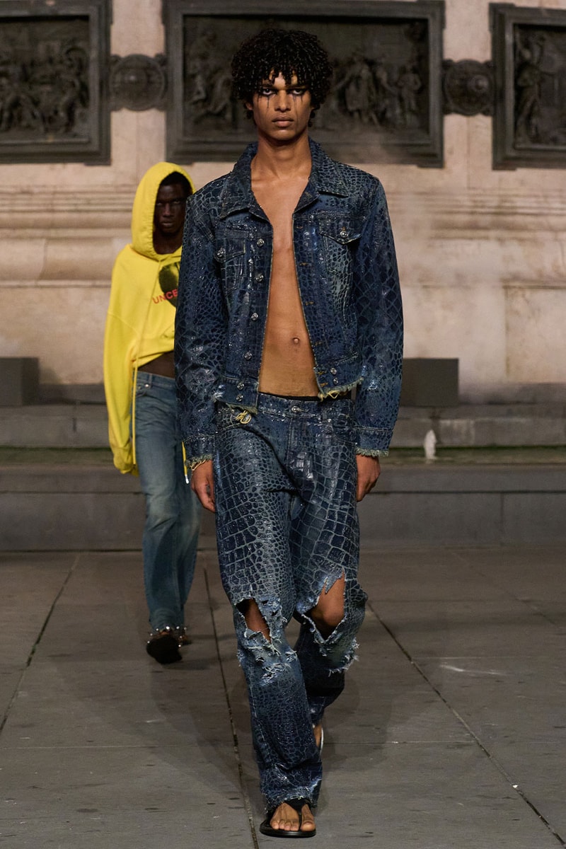 Matières Fécales Presents "THE NINETY NINE PERCENT" SS27 Collection at Place de la République paris fashion week spring summer 2027