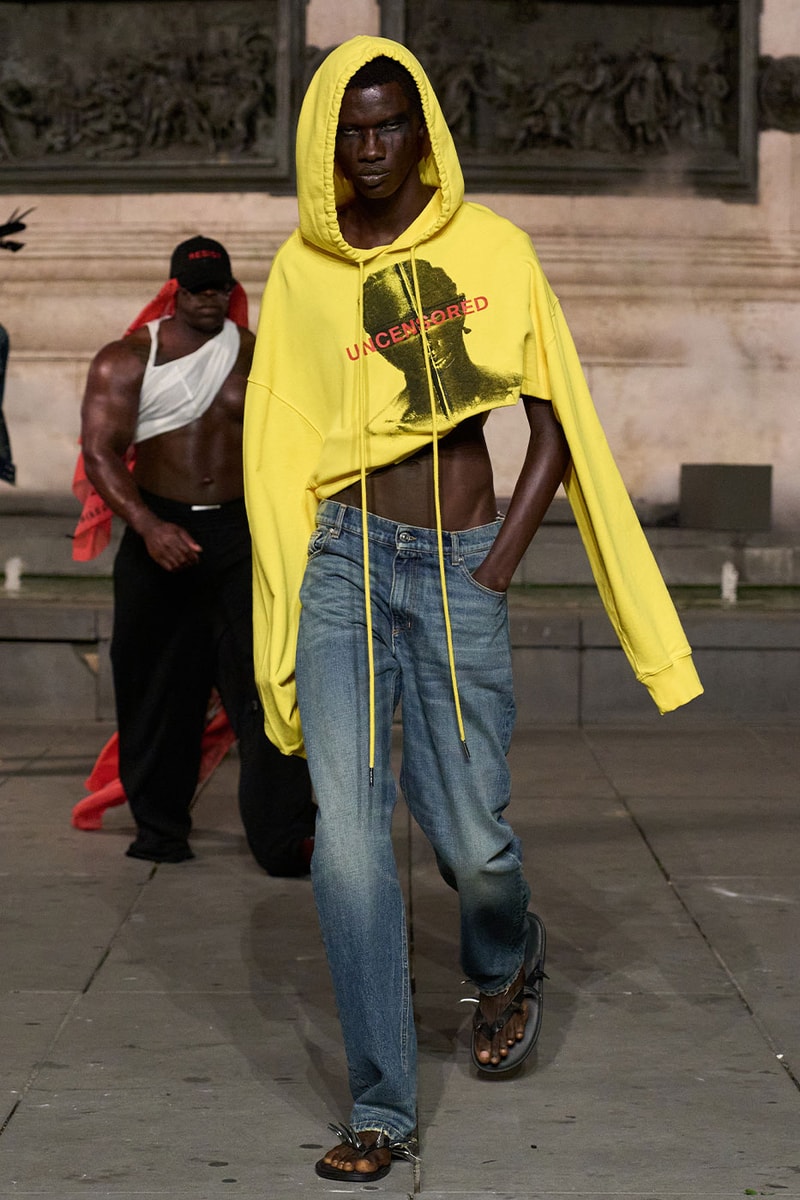 Matières Fécales Presents "THE NINETY NINE PERCENT" SS27 Collection at Place de la République paris fashion week spring summer 2027