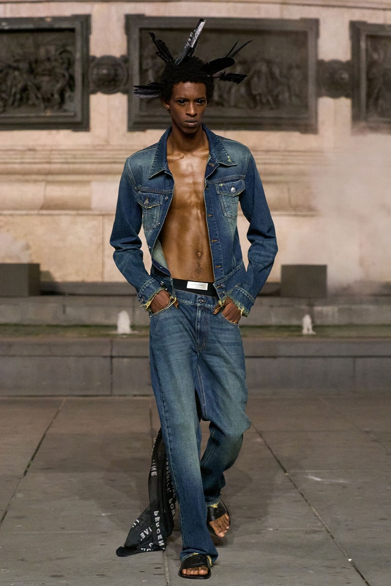 Matières Fécales Presents "THE NINETY NINE PERCENT" SS27 Collection at Place de la République paris fashion week spring summer 2027