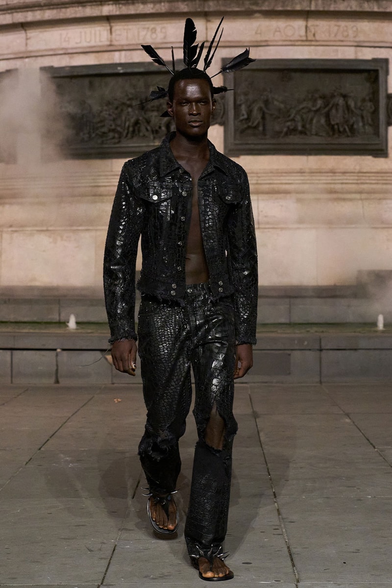 Matières Fécales Presents "THE NINETY NINE PERCENT" SS27 Collection at Place de la République paris fashion week spring summer 2027