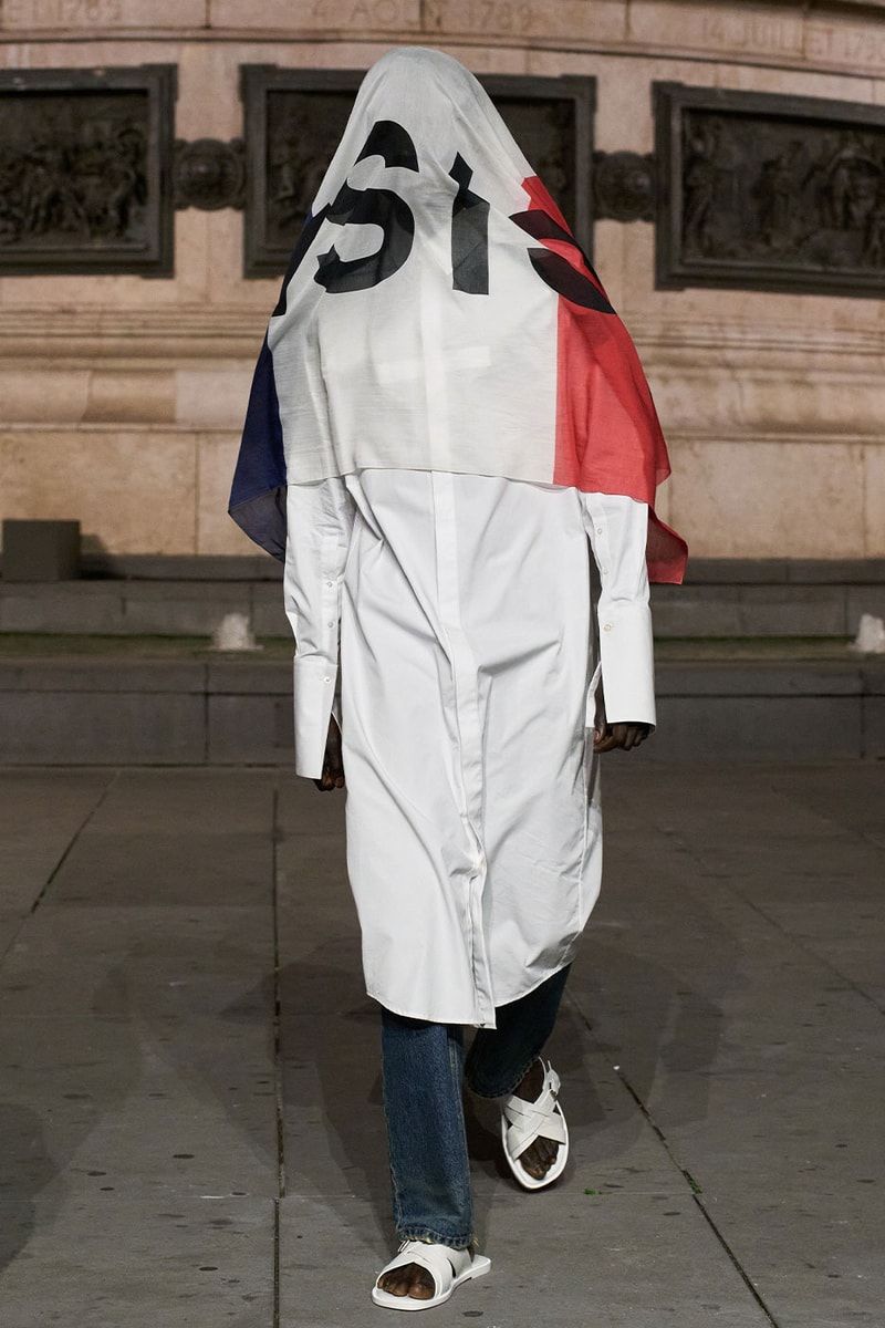 Matières Fécales Presents "THE NINETY NINE PERCENT" SS27 Collection at Place de la République paris fashion week spring summer 2027