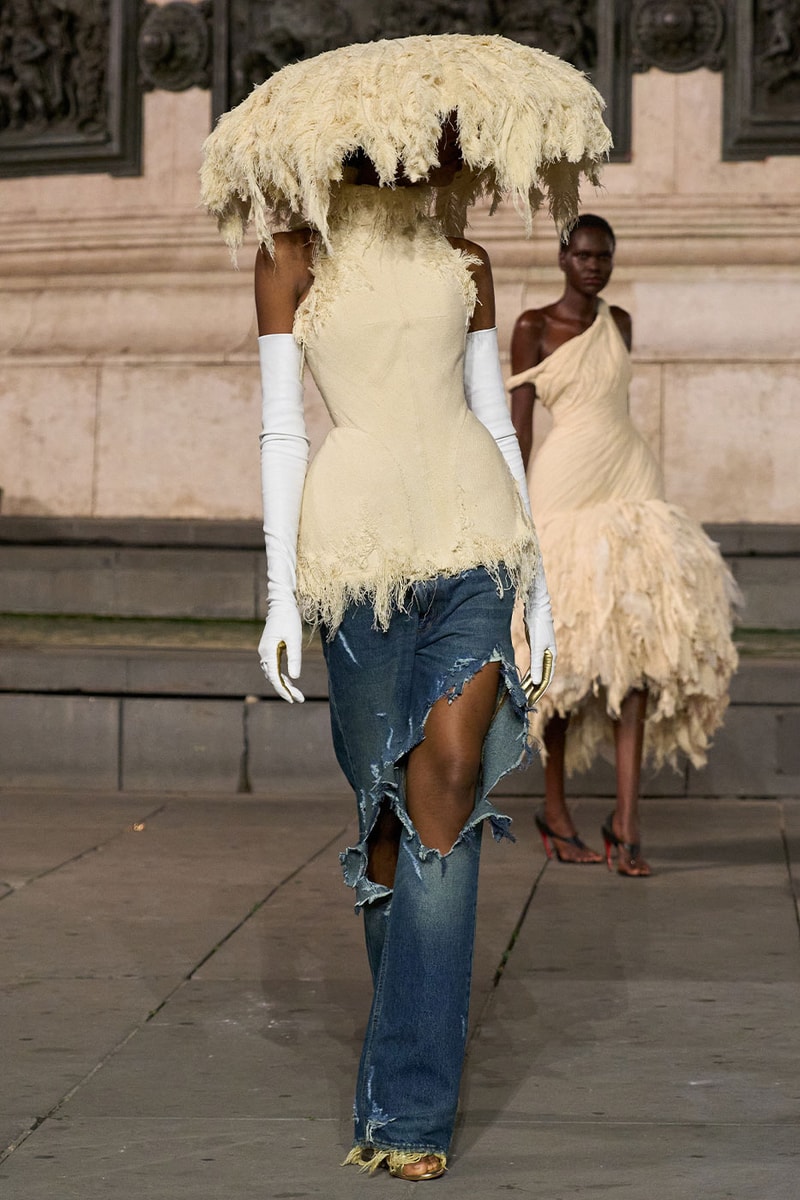 Matières Fécales Presents "THE NINETY NINE PERCENT" SS27 Collection at Place de la République paris fashion week spring summer 2027
