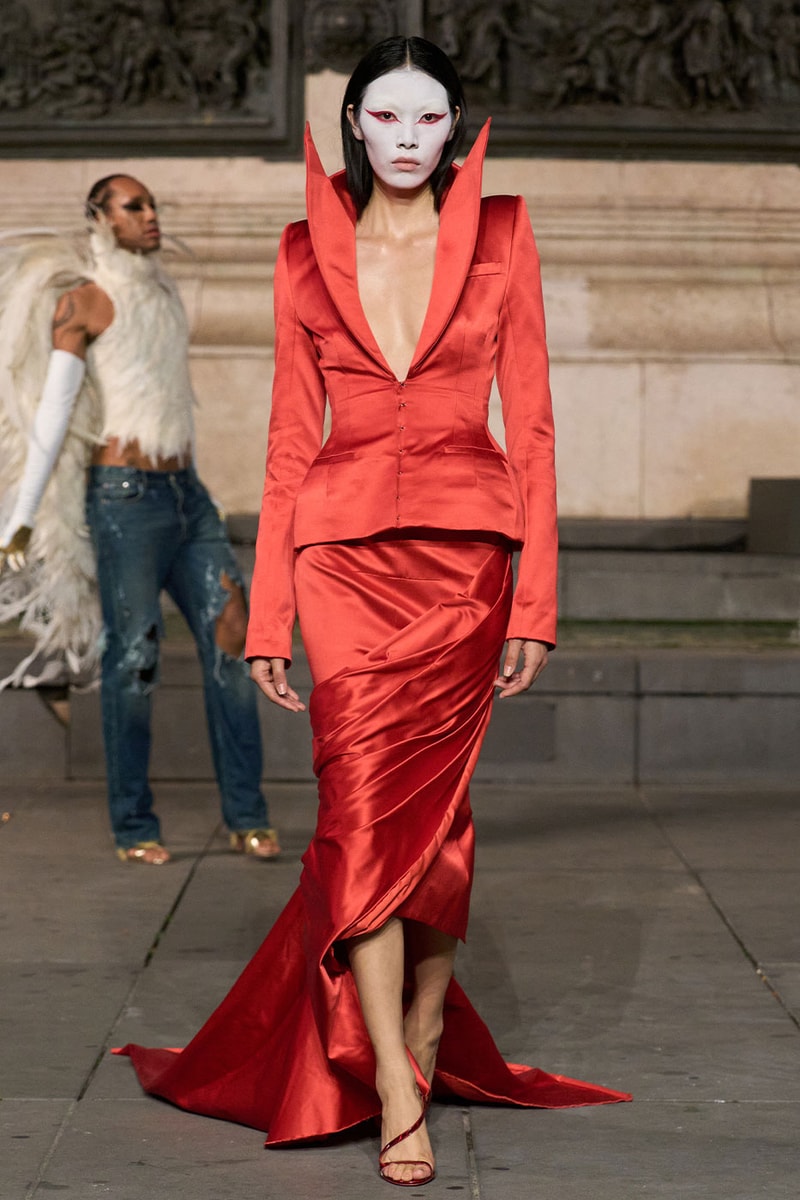 Matières Fécales Presents "THE NINETY NINE PERCENT" SS27 Collection at Place de la République paris fashion week spring summer 2027