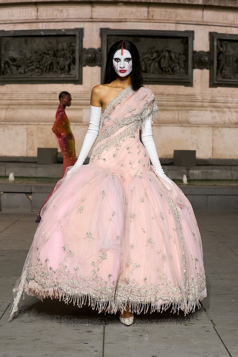 Matières Fécales Presents "THE NINETY NINE PERCENT" SS27 Collection at Place de la République paris fashion week spring summer 2027