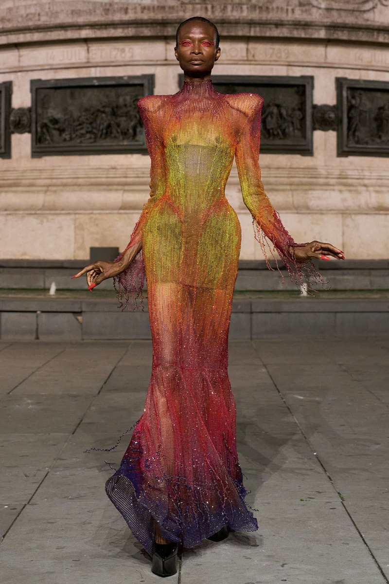 Matières Fécales Presents "THE NINETY NINE PERCENT" SS27 Collection at Place de la République paris fashion week spring summer 2027