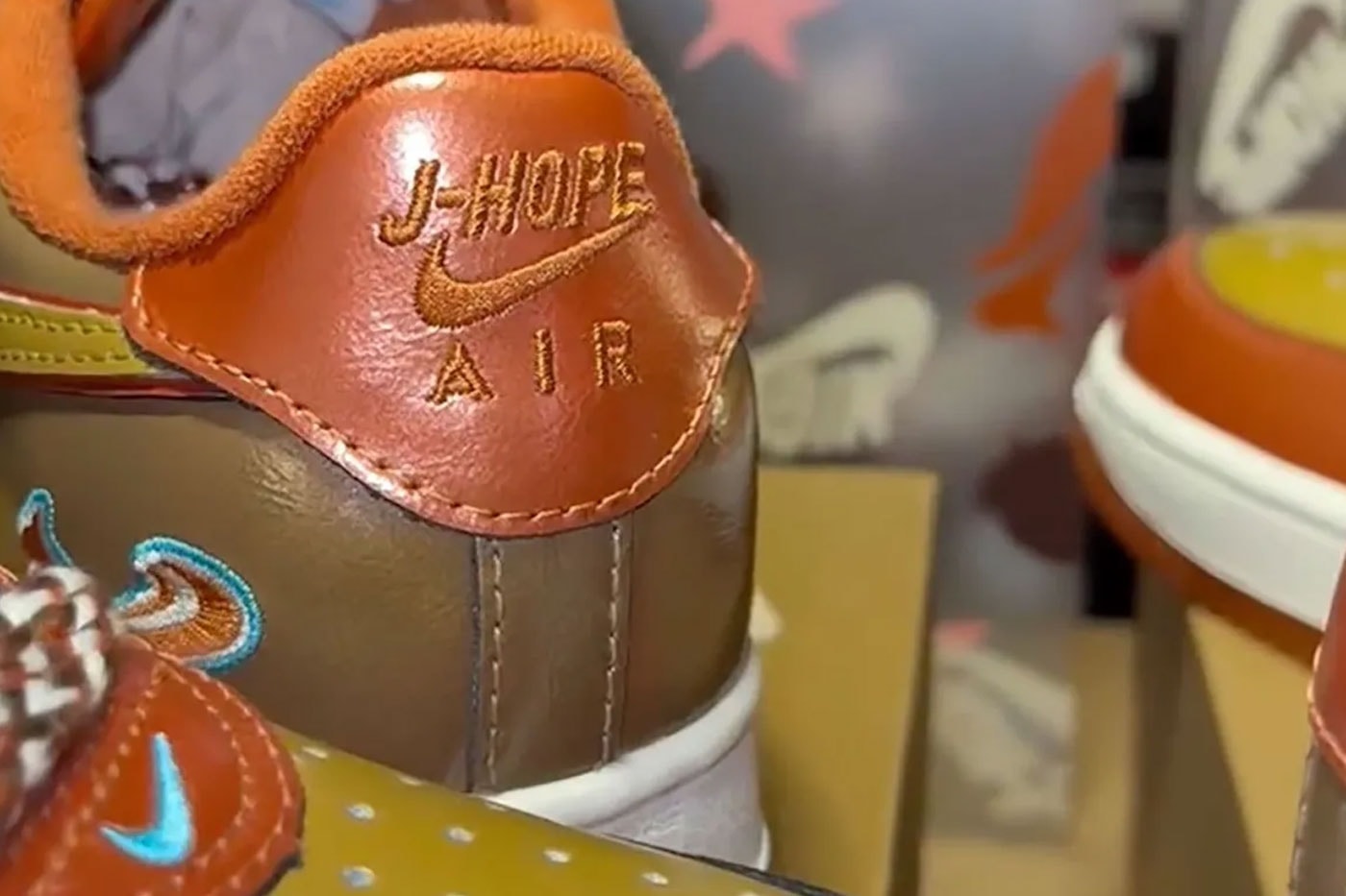 NIGO x J-Hope x Nike Air Force 1 '01 "Burnt Sunrise" Burnt Sunrise/Metallic Gold-Taupe