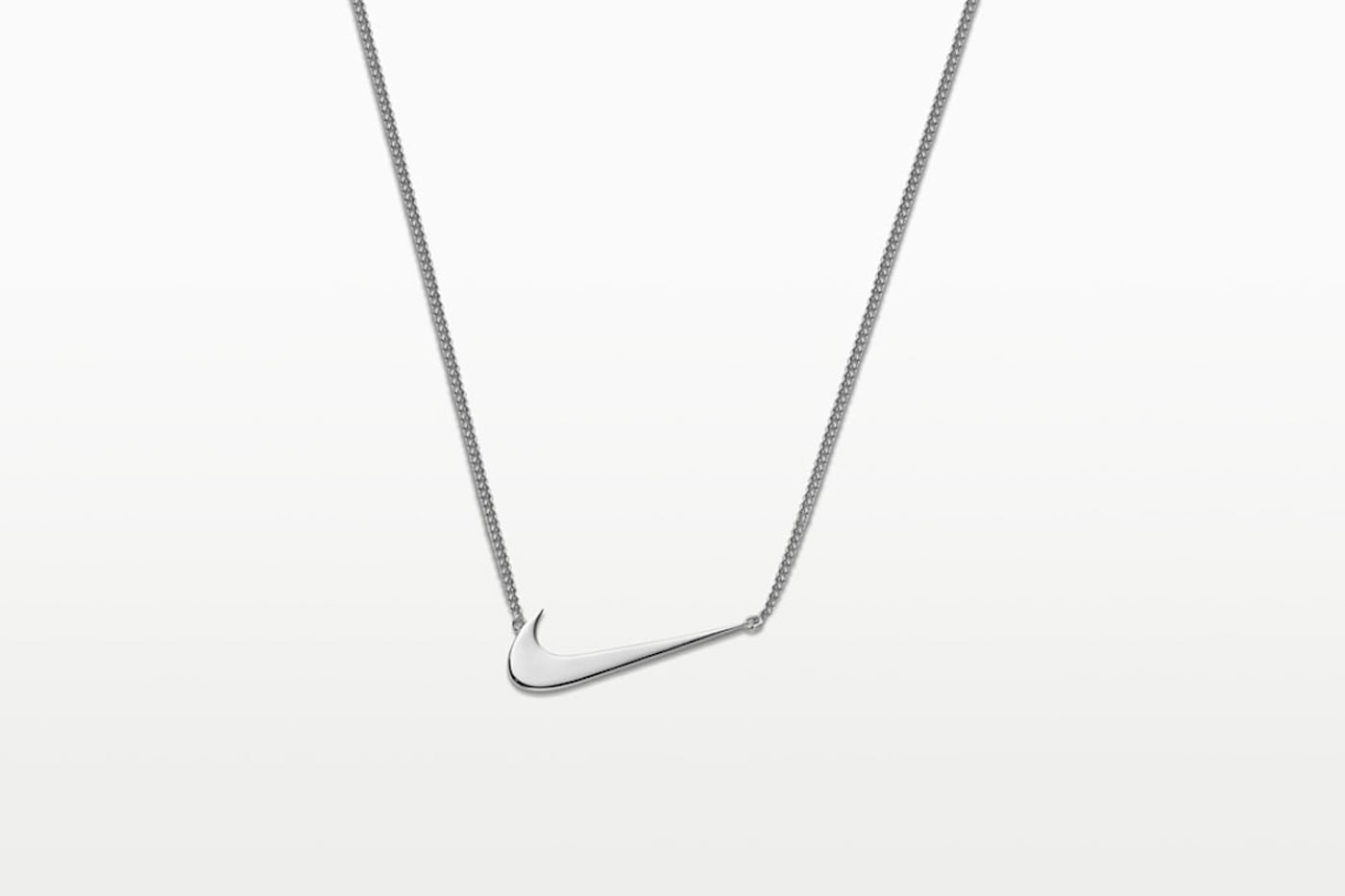 Nike Expands Into Fine Accessories With Official Swoosh Jewelry Collection release info earrings necklaces