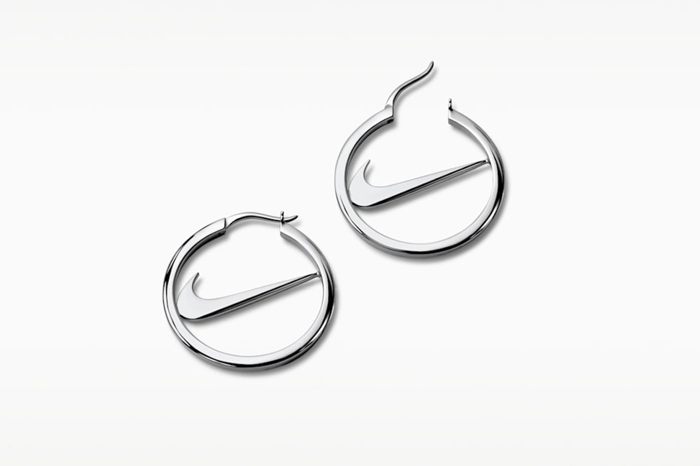 Nike Expands Into Fine Accessories With Official Swoosh Jewelry Collection release info earrings necklaces