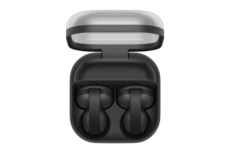 Samsung Galaxy Buds On black clip-style open-ear earbuds
