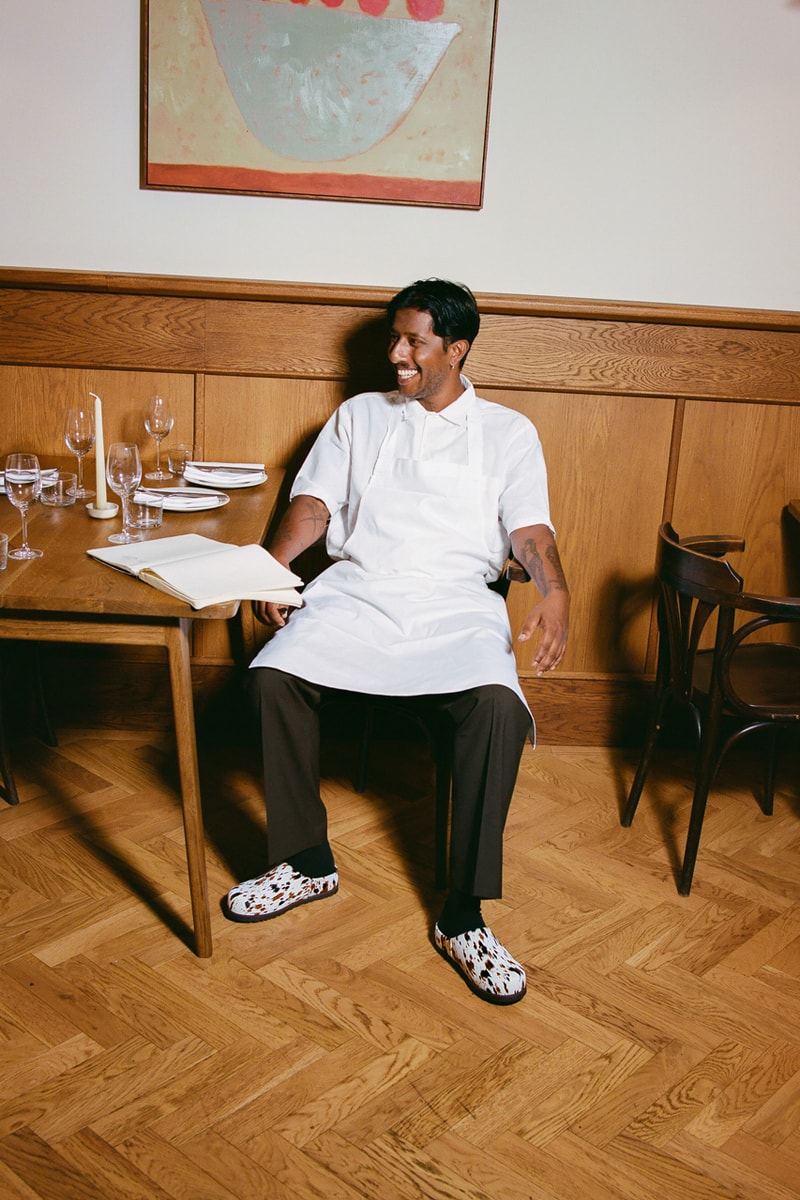 naz hassan ugg fall 2026 otzo western clog loften lace up leather hypebeast campaign kitchen ornella chef sheepskin lined collection comfort style 
