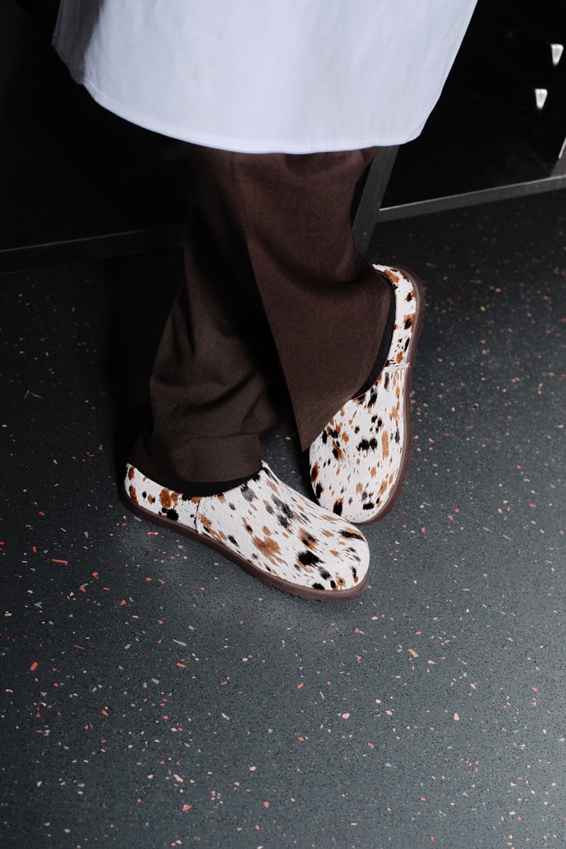 naz hassan ugg fall 2026 otzo western clog loften lace up leather hypebeast campaign kitchen ornella chef sheepskin lined collection comfort style 