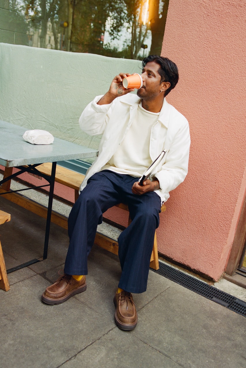 naz hassan ugg fall 2026 otzo western clog loften lace up leather hypebeast campaign kitchen ornella chef sheepskin lined collection comfort style 