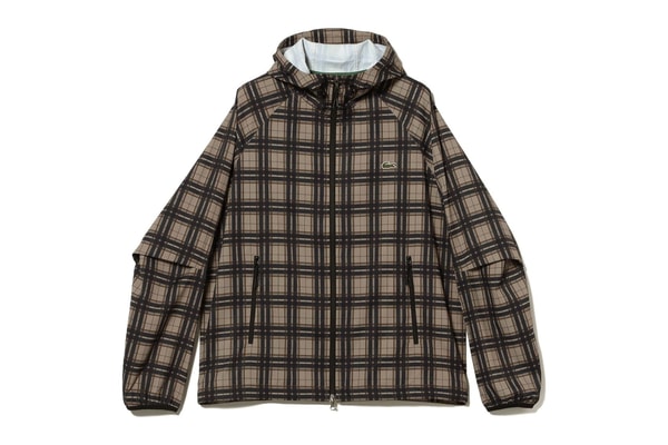 Lacoste BEAMS 50th Anniversary plaid hooded jacket pants Collaboration collection Release Info