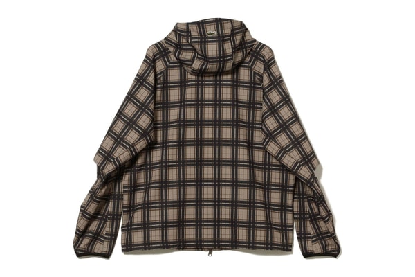 Lacoste BEAMS 50th Anniversary plaid hooded jacket pants Collaboration collection Release Info