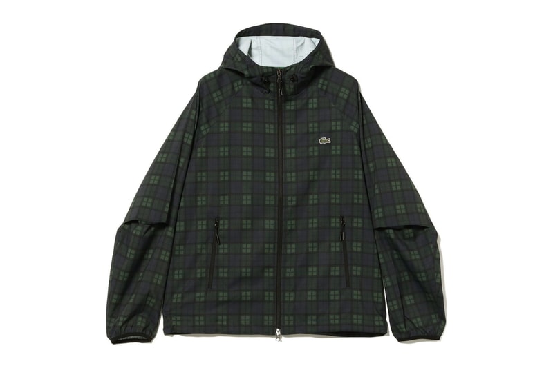 Lacoste BEAMS 50th Anniversary plaid hooded jacket pants Collaboration collection Release Info