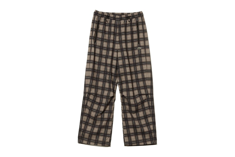 Lacoste BEAMS 50th Anniversary plaid hooded jacket pants Collaboration collection Release Info