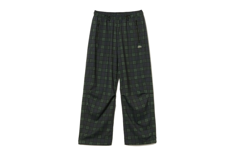 Lacoste BEAMS 50th Anniversary plaid hooded jacket pants Collaboration collection Release Info
