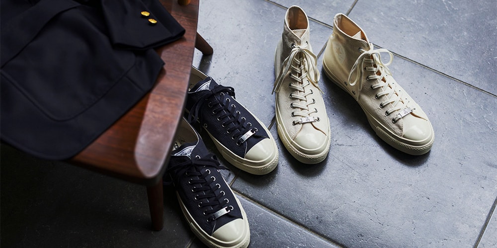Brooks Brothers x Converse Rework the All Star Aged Hi and Ox Around a ‘50s Wrestling Shoe