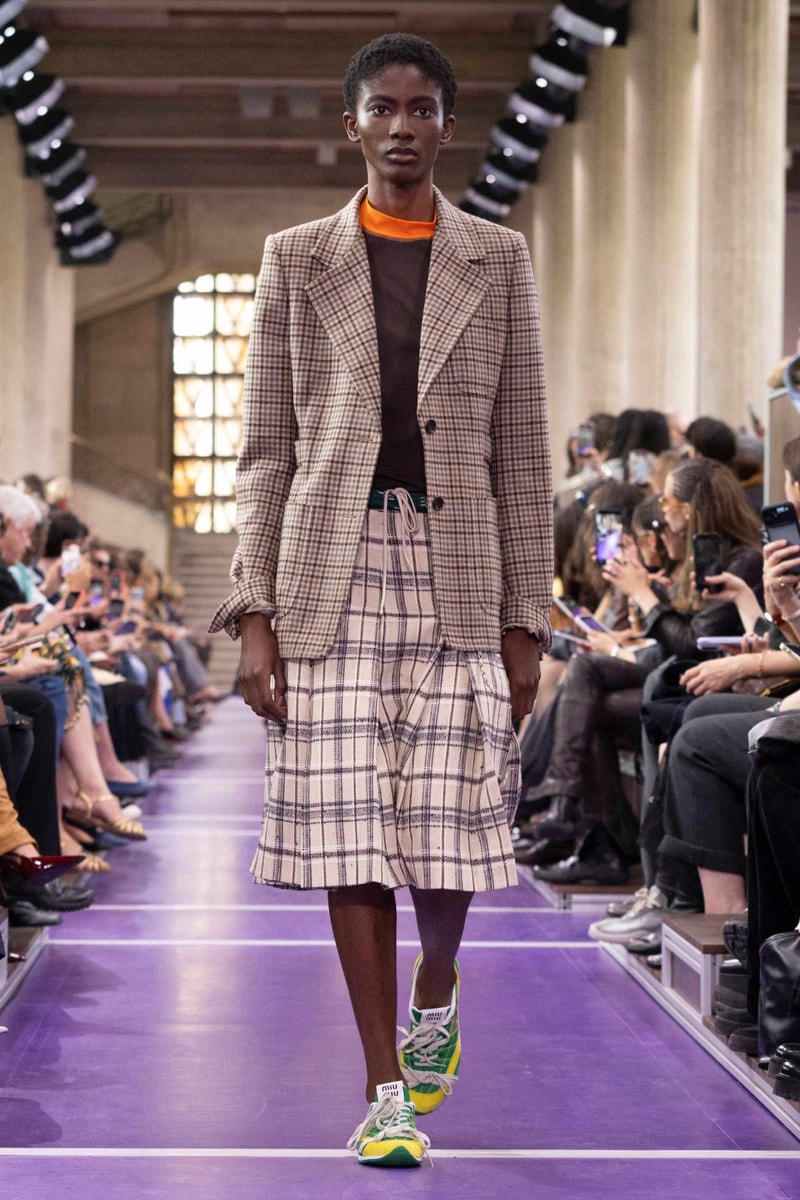 Miu Miu Miuccia Prada Spring/Summer 2027 “Here and Now” Paris Fashion Week Runway Collection New Balance RC150 Wrangler Collaborations Alice Diop