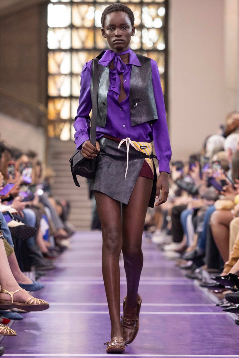 Miu Miu Miuccia Prada Spring/Summer 2027 “Here and Now” Paris Fashion Week Runway Collection New Balance RC150 Wrangler Collaborations Alice Diop