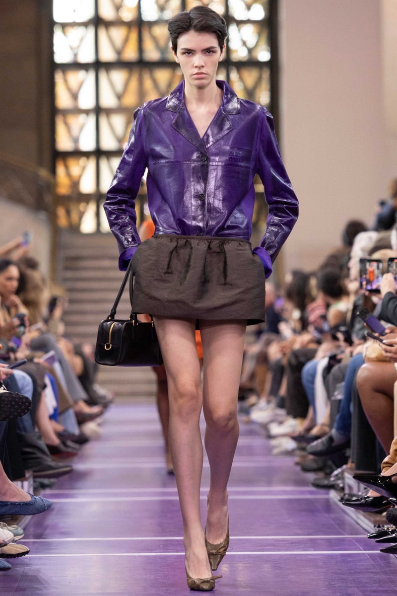 Miu Miu Miuccia Prada Spring/Summer 2027 “Here and Now” Paris Fashion Week Runway Collection New Balance RC150 Wrangler Collaborations Alice Diop