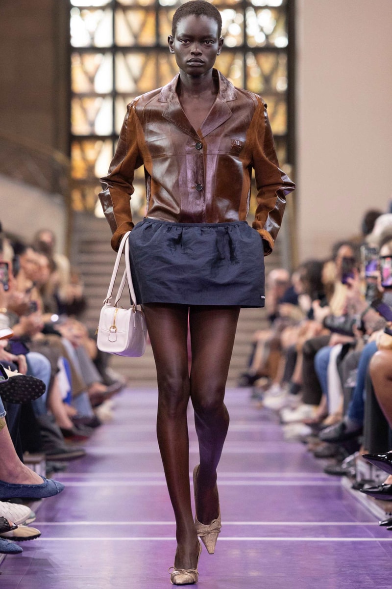 Miu Miu Miuccia Prada Spring/Summer 2027 “Here and Now” Paris Fashion Week Runway Collection New Balance RC150 Wrangler Collaborations Alice Diop
