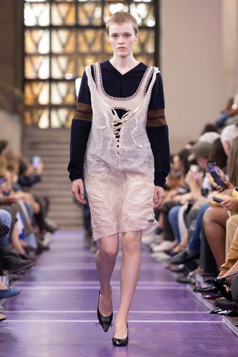 Miu Miu Miuccia Prada Spring/Summer 2027 “Here and Now” Paris Fashion Week Runway Collection New Balance RC150 Wrangler Collaborations Alice Diop